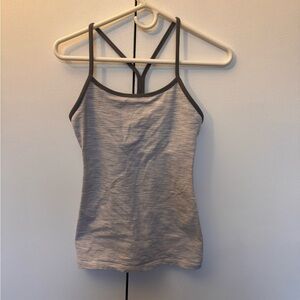 lululemon athletica gray Strappy Camisole